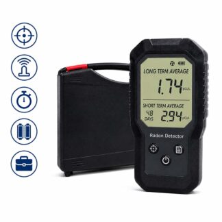 Detector de gas Radón portátil AT-DM120 Profesional