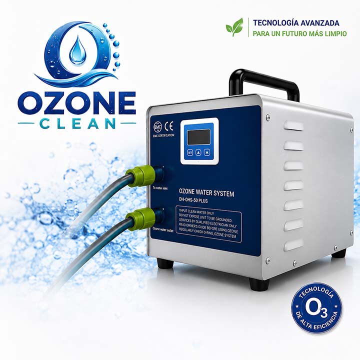 Ozonizador de agua portátil 5G para desinfeccion y esterilizacion profesional Ozone-Clean