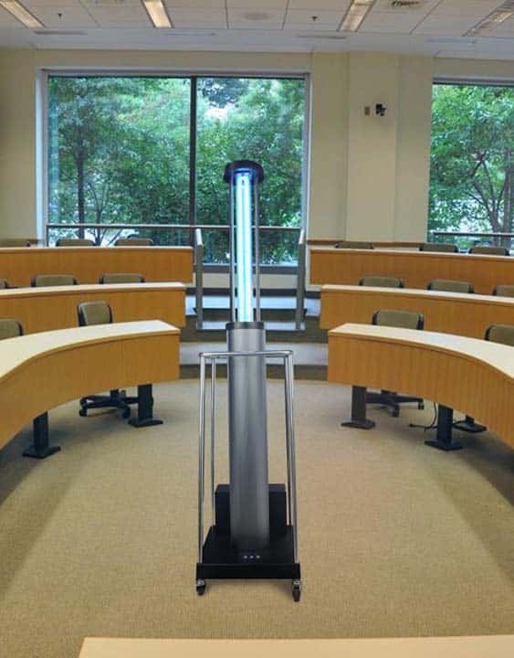 Lámpara UV-C de esterilización y purificación AT-UVC 120-200W transportable