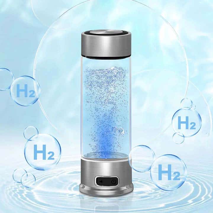 Botella de agua hidrogenada AT-CA102A con tecnología SPE/PEM-Generador de hidrógeno 1500 ppb