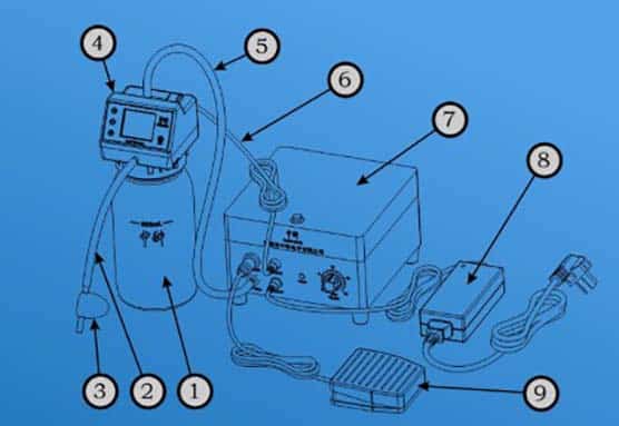Kit simulador profesional de alcohol en aire espirado AT-700EU