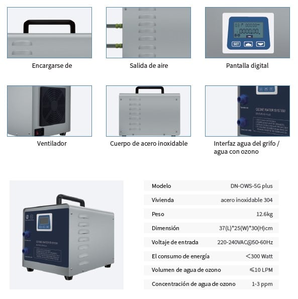 Ozonizador de agua portátil 5G: beneficios, tecnología avanzada y aplicaciones profesionales