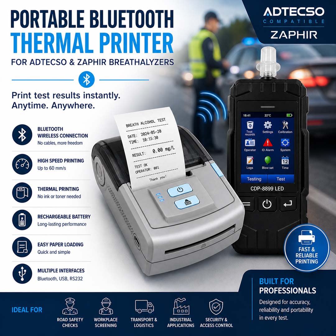 Impresora térmica bluetooth portátil AT-M07