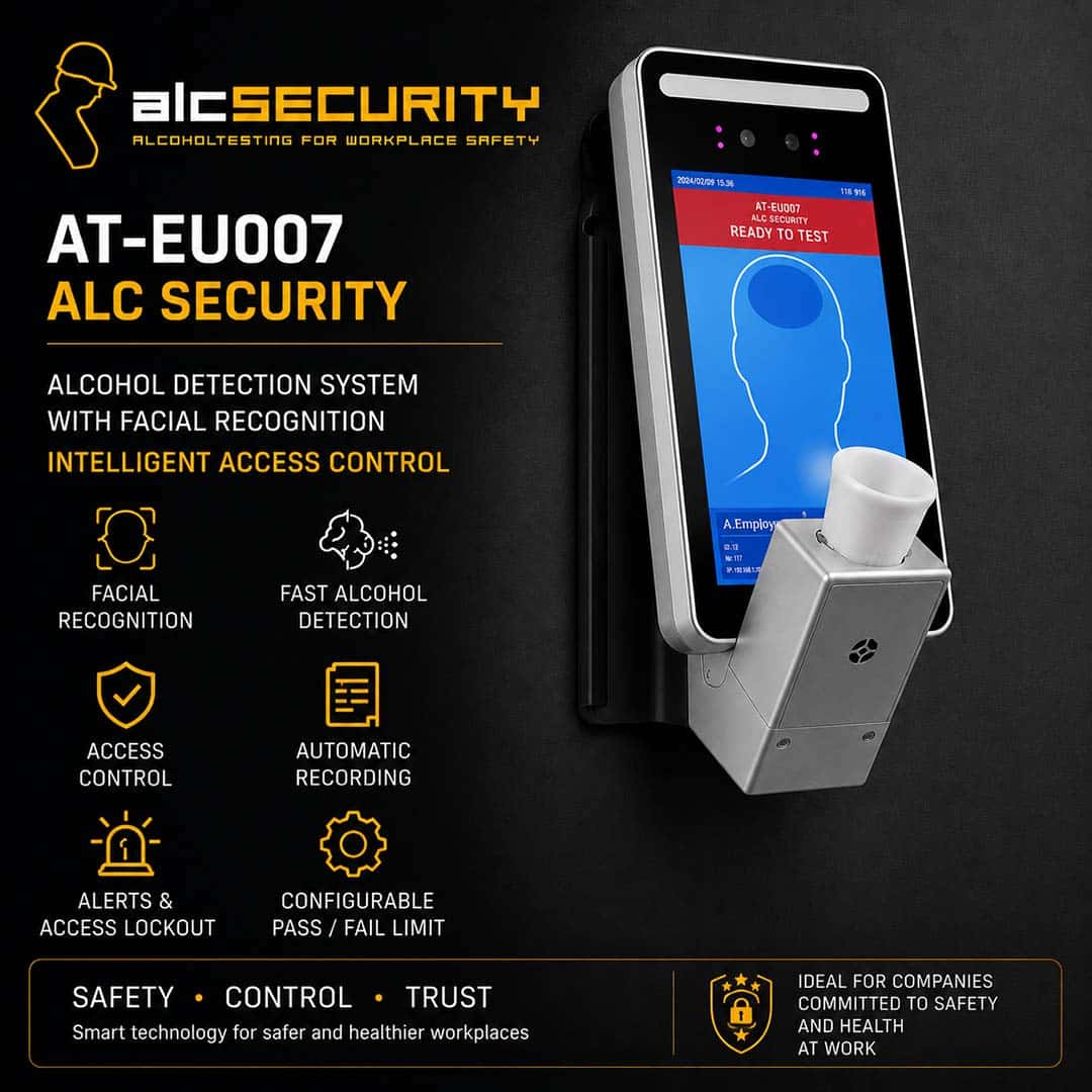 Sistema Inteligente de Detección de Alcohol AT-EU007 ALC SECURITY
