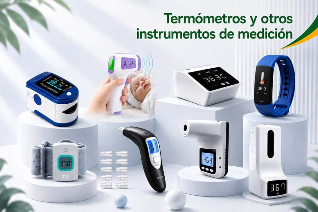 Termómetros y otros instrumentos de medición
