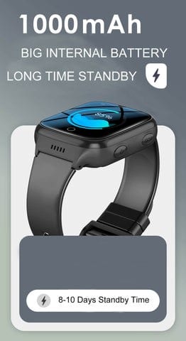 Smartwatch K-141 4G con localizacion GPS, monitor de estado de salud, SOS y voz bidireccional